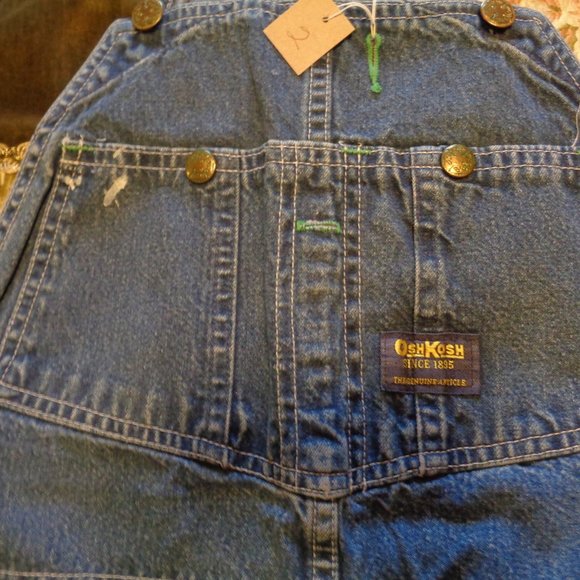 Osh Kosh Mens Vestbak Bib Overalls Pants 38 X 32 - Picture 3 of 13